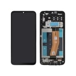 Ecran LCD & Vitre tactile Noir Assemblés Sur Châssis Pour Samsung Galaxy A14 4G (A145F)