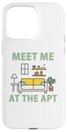 iPhone 15 Pro Max Natural Harmony - Meet Me at the Apt in Green Case