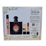 YSL BLACK OPIUM 50ML + 10ML EDP SPRAY + 1.3G LIPSTICK BRAND NEW GIFT SET 2024