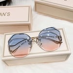 Womens Mens Sunglasses Oversized Metal Frame Fashion Shades Ladies Sunglasses