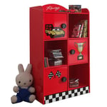 Armoire enfant rouge 3 portes esprit racing SPEED  