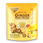 Prince of Peace Instant Honey Ginger Tea Drink 30 Sachets Lemon Flavor