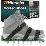 Hinrichs Lawn Aerator Shoes - 2x Garden Aerator Shoes with 25 mm spikes - Size adjustable Lawn Aeration Shoes for use on Screed & for Lawn Aeration - Lawn Shoes with Spikes - Airator Shoes