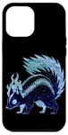 iPhone 13 Pro Max Cute Blue Vintage Boho Aesthetic Cheeky Cartoon Animal Skunk Case