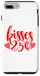 Coque pour iPhone 7 Plus/8 Plus 25 Cent Kisses Funny St Valentin Kissing Booth Kiss Love