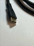 Gold HDMI Cable Cord 2M Long for Prestigio Multipad 9.7 PMP5197D PMP 5197D