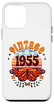 Coque pour iPhone 12 mini 70 Ans Année 1955 Papillon Femme 70eme Anniversaire 1955