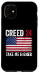 Coque pour iPhone 11 Creed '24 Take Me Higher Drapeau USA Hommes Femmes