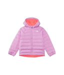 THE NORTH FACE Kids Reversible Perrito Hooded Jacket, Dragonfruit, 3 Years