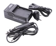 vhbw Chargeur de batterie compatible avec Hitachi VM-BPL 13, VM-BPL 27 batterie appareil photo digital, DSLR, action cam