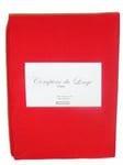 Comptoir du Linge dhc112422 Housse de Couette Coton Supérieur Rouge 220 x 240 cm