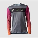 Fox Racing Flexair Ls Jersey Arcadia Pewter 2023 T-Shirt Technique De Bike