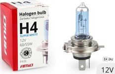 Amio H4 Halogenlampa 12V 60/55W Uv-Filter (E4) Supervit