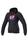 Hoodie Alpinestars FQ20 Stella Chrome Sport Dame Svart-Rosa