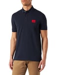 HUGO Men's Dereso222 Polo Shirt, Dark Blue405, XXL