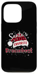 Coque pour iPhone 13 Pro Plaid de Noël Dreamboat préféré de Funny Santa