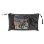 CYPBRANDS Jurassic World Roar Trousse Triple, Mixte Enfant, Multicolore, Taille Unique