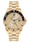 Philipp Plein Gmt-i Challenger Mens Gold Watch PWYBA0423 Stainless Steel (archived) - One Size