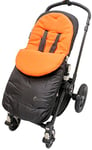 Chancelière/Cosy orteils Compatible avec Hauck Condor Malibu Viper Apollo Shopper Buggy Orange