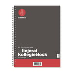 Kollegieblock AllOffice Linjerat 70 Blad A5 70g