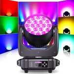 Lyre LED DJ Lumière Scène 19x15W DMX Zoom Beam Wash rgbw pour la Fête Live Show Disco Concert Mariage Événement de Noël