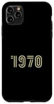 iPhone 11 Pro Max 1970 Print - Your Iconic Year Framed Case