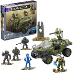 Mega Halo The Series Vehicle Building Toys Set, FLEETCOM Warthog ATV (US IMPORT)