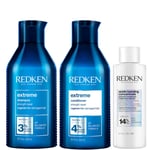 Redken Acidic Bonding Concentrate Intensive Pre-Treatment, Shampoo and Conditioner Bundle