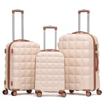 Flight Knight Bubble Suitcase Ryanair easyJet Jet2 Approved 8 Wheel Hardcase Suitcases Cabin or Medium & Large Check-in Sizes