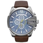 Diesel DZ4281 Mega Chief Chronograph Mens Watch - Brown - One Size