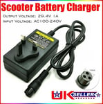 Battery Charger 24V For Electric Razor Scooter E100/150/125 Trikke E2 X-Treme MC