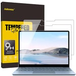 Adeway Protection d'Écran en Verre Trempé pour Microsoft Surface Laptop Go 3/2/1 12.4 inch (2023Release), Dureté 9H, Anti Rayures, sans Bulles, HD Transparent(1943/2013 Modèle)