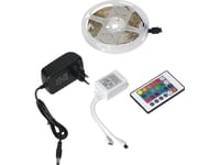 Orno Led-Remsor 12V 100 30L 7,2W/M Ip20 Rgb 3M + Rgb-Styrenhet + 12V Strömförsörjning