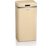 Swan Retro 45-litre Rectangular Bin - Cream