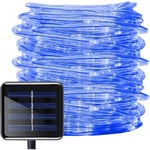 Outdoor Solar Garden LED String Light PVC Tube Light koppartråd