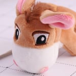 13cm Creative Cute Little Donkey Keychain School Bag Hang Decora Gray