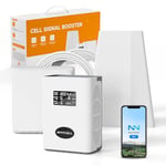 ANYCALL Amplificateur 5G 4G LTE 3G GSM Amplificateur Reseau Mobile pour la Maison sur la Bande 1, 3, 7 et 8 pour Orange SFR Free Bouygues Télécom et Plus, avec Écran Intelligent