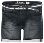 Sublevel Denim Mens Bermunda Shorts Shorts black