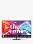 Philips 65PUS8909 The One (2024) LED HDR 4K Ultra HD Smart TV, 65 inch with Freeview Play, Ambilight & Dolby Atmos, Black