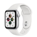 Apple Watch SE GPS+Cellular 40mm  Silver Aluminium MYE82 White Sport Band