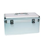 Logilink Valise Protection en Aluminium pour jusqu'à 4 X 8,9 cm (3,5 ") et 2 x 6,4 cm (2,5) Disques durs 8X 3,5" - 6X 2,5" HDD Silber