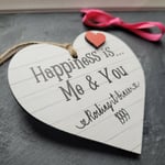 Valentines Anniversary Birthday Gift Gift For Him Her Personalised Hanging Sign