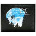 E.T. The Extra-Terrestrial Bicycle Moon Scene Grey Bi-Fold Coin & Card Wallet