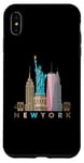 Coque pour iPhone XS Max New York City Skyline Statue de la Liberté