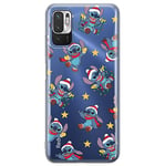 ERT GROUP Coque de téléphone Portable pour Xiaomi REDMI Note 10 5G / POCO M3 Pro Original et sous Licence Officielle Disney Motif Stitch 009 adapté à la Forme du téléphone Portable, partiel imprimé