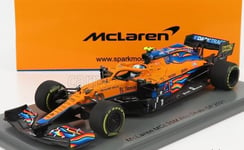 SPARK 1/43 LANDO NORRIS MCLAREN MCL35M #4 7TH ABU DHABU GRAND PRIX GP 2021