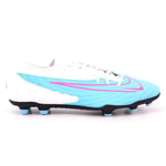 NIKE Men's Phantom Gx Club Fg/Mg Sneaker, Baltic Blue Pink Blast White, 9.5 UK