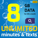 O2 Pay As You Go sim 8GB data. Latest official O2 sims sealed retail packs