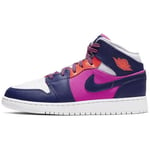 Baskets Nike  Air  1 Mid Fire Pink Barely Grape