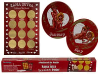 Kama Sutra Position of The Month Scratch Off Poster Bucket List